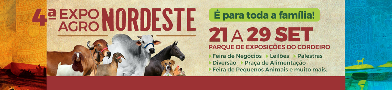 4ª Expoagro Nordeste|Recife-PE. 21 a 29 de setembro